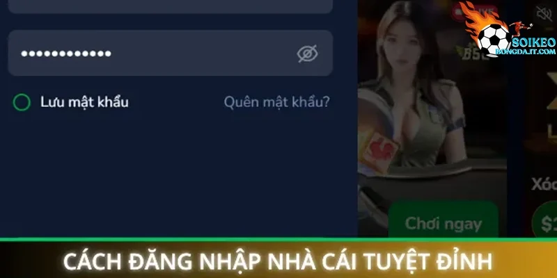 Hướng dẫn chi tiết cách đăng nhập vào nhà cái